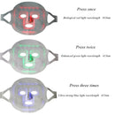 Three Colors LED Facial Mask Photon Therapy Anti-Acne Wrinkle Removal Skin Rejuvenation Face Skin Care Tools Mask Importer