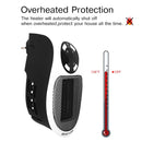 Calentador eléctrico portátil para la habitación del hogar, calentador de manos, enchufe para chimenea, estufa de calefacción de pared, radiador de baño, Control remoto, 500W