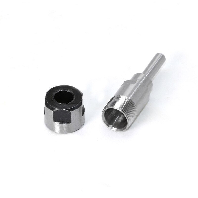 1/4 "8mm 12mm 1/2" Shank Router Bit Extension Rod Converter Collet Engraving Machine Accessories For Wood Milling Cutter