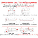 Elastic Sofa Cover Living Room Solid Color Sofa Cover Lattice Sofa Cover Elegant Skirt for Living Room Armchair Couch Sofa