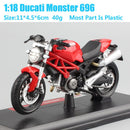 Maisto 1 18 Ducati Panigale V4 S GP Corse escala motocicleta modelo Diecast y vehículo de juguete X Diavel 1098s 848 EVO GP18 bicicleta de carreras