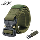 Military Equipment Combat Tactical Belts for Men Army Training Nylon Metal Buckle Waist Belt Outdoor Hunting Waistband