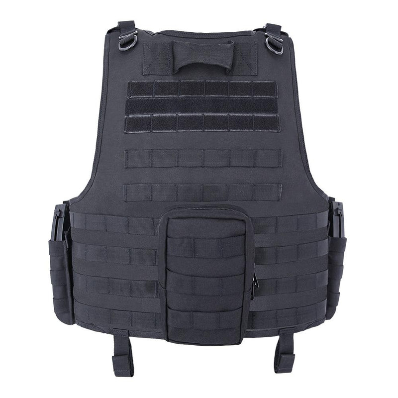 MGFLASHFORCE Molle Airsoft chaleco táctico placa portador Swat pesca caza Paintball chaleco militar ejército armadura policía chaleco