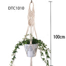 Handmade macrame plant hanger pot holder pot tray/pot hanger pot tray for wall decoration countyard /garden pot tray for plant