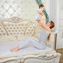 Babybett Zaun Sicherheitstor Baby Barriere für Betten Krippe Geländer Sicherheitszäune Baby Laufstall Aktivitätszentrum Kinderbett Leitplanke