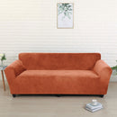 Samt-Sofabezug Elastisches Sofa Funda Sofabezug für Wohnzimmer Ecksofa L-förmiger Sofabezug Housse Canape Dangle