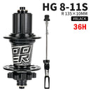 Koozer XM490 Hubs 4 Bearing MTB Mountain Bike Hub Front Rear QR or Thru 28/32/36 Holes Disc Brake Bicycle Hub 8 9 10 11 12Speed