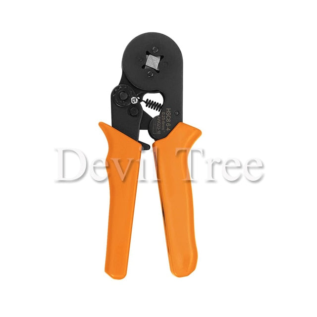 Aderendhülsen-Crimpwerkzeug-Kit, Sechskant-Sägezahn, selbsteinstellendes Ratschen-Drahtanschluss-Crimper-Kit mit Drahtanschluss-Kits