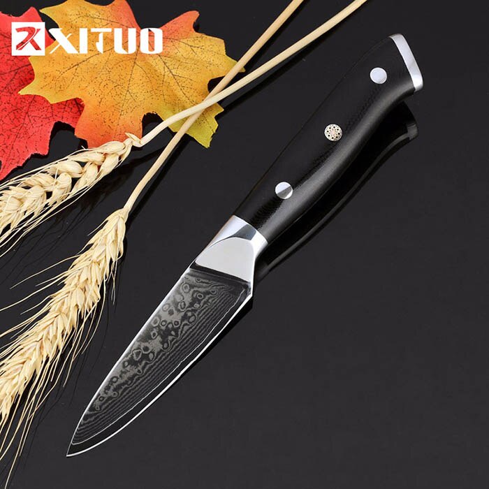 Qualität Japan VG10 Damaskus Stahl Küchenmesser G10 Griff + Pflaumenblüte bestes Geschenk Kochmesser scharf Cleaver Santoku Kochwerkzeug