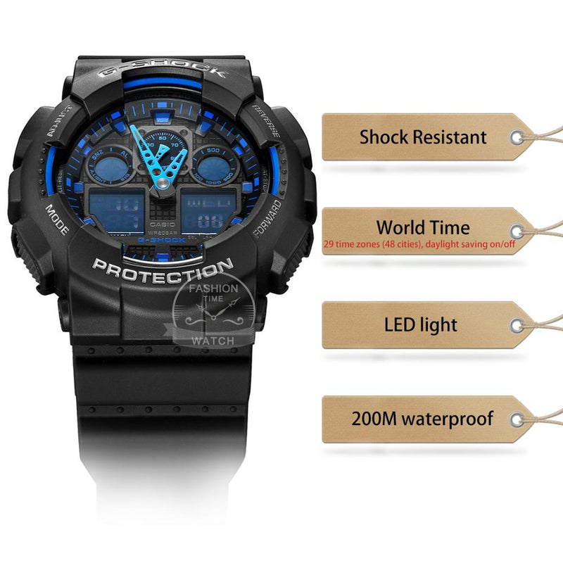 Casio Uhr Herren G Shock Top Luxus Set Militär Chronograph LED Digitaluhr Sport Wasserdichte Quarz Herrenuhr