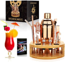 Juego de coctelera, 16 Uds. Kit de camarero para mezclador de vino Martini, herramienta de barras de acero inoxidable, accesorios para fiestas de bebidas en el hogar