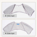 Double Shoulder Brace Support Compression Basketball Sports Arm Warmers Wrap Protector for Dislocation Arthritis Pain Relief