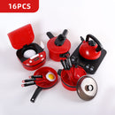 Kids Pretend Play Toy Mini Kitchen Toys Cookware Pot Pan Simulation Kitchen Utensils Cooking Toys For Boys