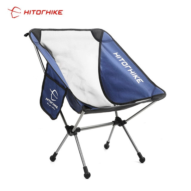 Hitorhike Travel Ultralight Folding Chair Superhard High Load Outdoor Camping Portable Beach Hiking Picnic Seat Fishing Chair