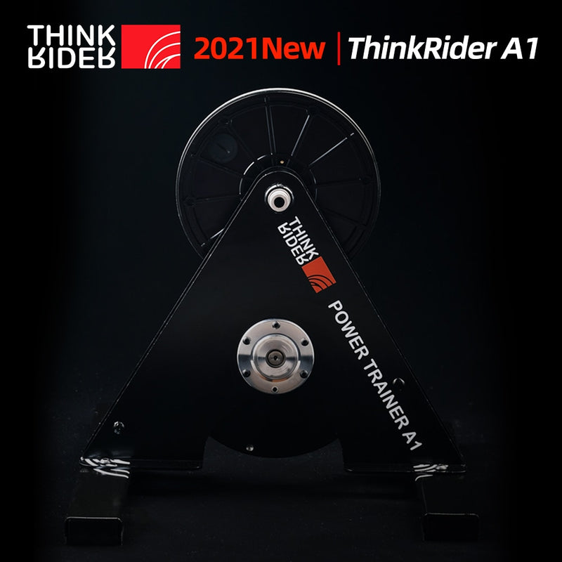 ThinkRider A1 Bike Trainer MTB Road Direct Drive Medidor de potencia incorporado zwift home trainer 3% pendiente Entrenamiento de ciclismo