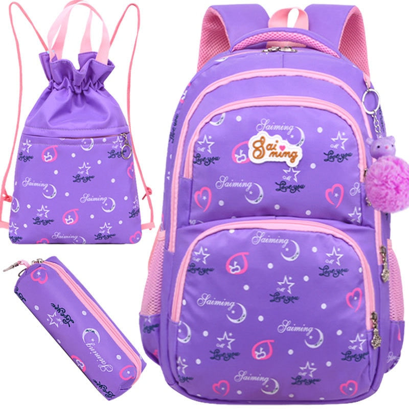 Mochilas escolares para niños, mochila ortopédica para niñas, mochilas de princesa para niños, conjunto de mochilas escolares, mochila para escuela primaria, mochilas para niños