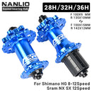 ARC Bicycle Hubs Sealed Bearing MTB Mountain Bike Hubs Quick Release 32/28/36Holes Disc Brake QR 4 Bearings 8 9 10 11 12 Speed