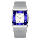 NIBOSI Mens Watches Top Brand Luxury Blue Square Quartz Watch Men Slim Waterproof Golden Male Wristwatch Men Relogio Masculino
