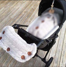 SMGSLIB Baby Winter Warm Sleeping Bags Infant Button Knit Swaddle Wrap Swaddling Stroller Wrap Toddler Blanket Sleeping Bags