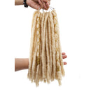 Crochet Hair Dreadlocks Faux Locs Braiding Hair Extensions Synthetic Decorative Braids Pre Stretched 12Inch  for Women Black