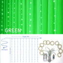 3m 100/200/300 LED Curtain String Light Flash Garland Rustic Wedding Party Decoration Table Bridal Shower Bachelorette Home Gift