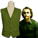 Hochwertiger Heath Ledger Cosplay Anzug Halloween Herren Film The Dark Knight Joker Kostüm Lila Jacke Vollständige Sets