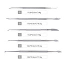 1 Set Wax Carving Tool Stainless Steel Dental Sculpture Instrument Versatile Kit for Dental Lab Equipment With PU Holder Case