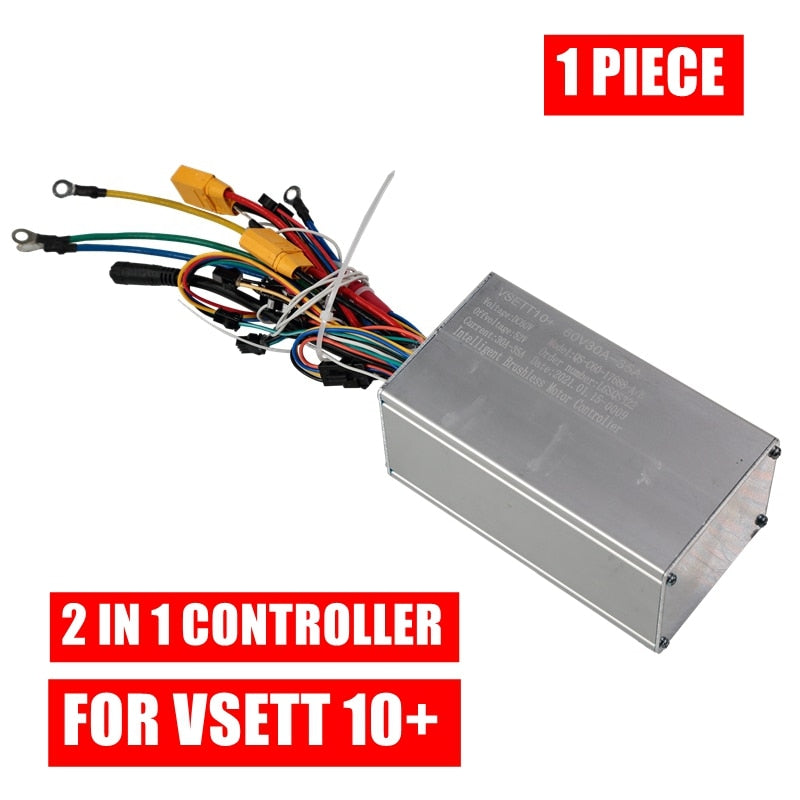 Original VSETT 10+ Intelligent Brushless Controller Only for VSETT 10+ Electric Scooter Integrated 2 in 1 with Hall of Sine Wave