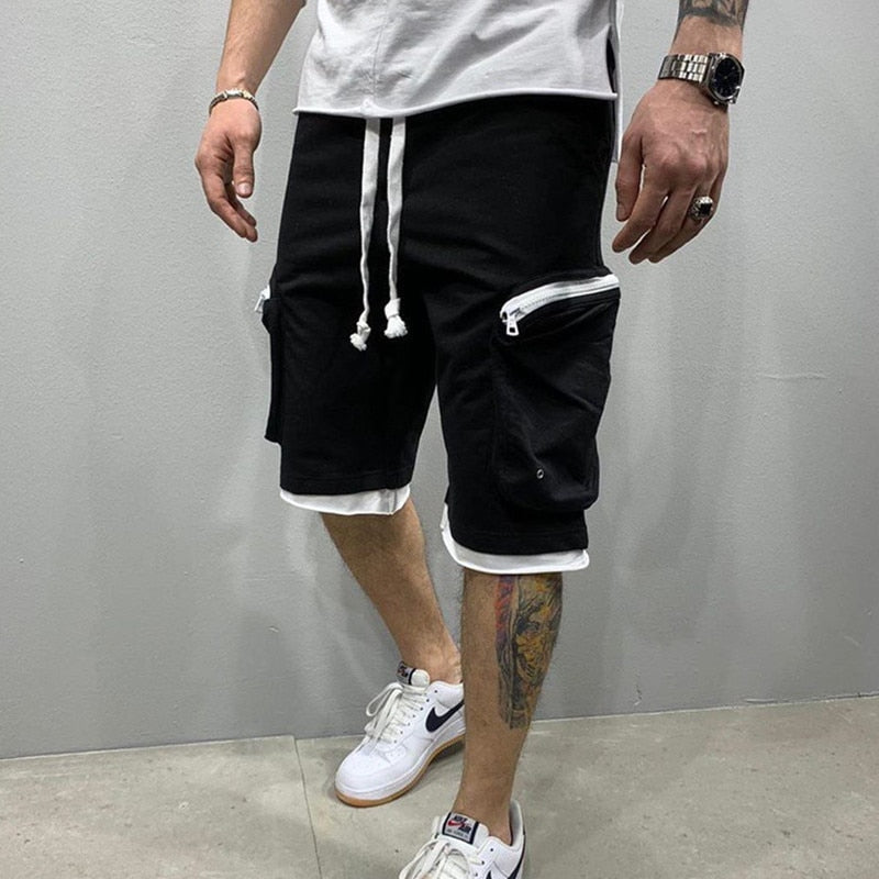 Men Knee-length Cotton Shorts Men&