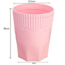 Creative Pink Waste Bin Anime Card Captor Sakura Plastic Trash Can Kawaii Cartoon Home Office Desktop Garbage Storage Basket New