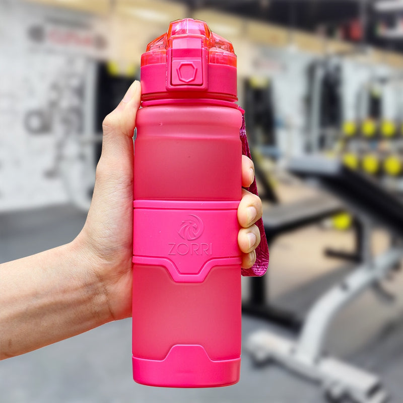 ZORRI Bottle For Water Protein Shaker Portable Motion Sports Water Bottle Bpa Free Eco-Friendly  Sports Camping Hiking Gourde