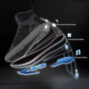 SCOYCO Motorcycle Boots Men Casual Shoes Microfiber Leather Moto Motocross Riding Boots 4 Seasons Motorbike Shoes Riding Shoes