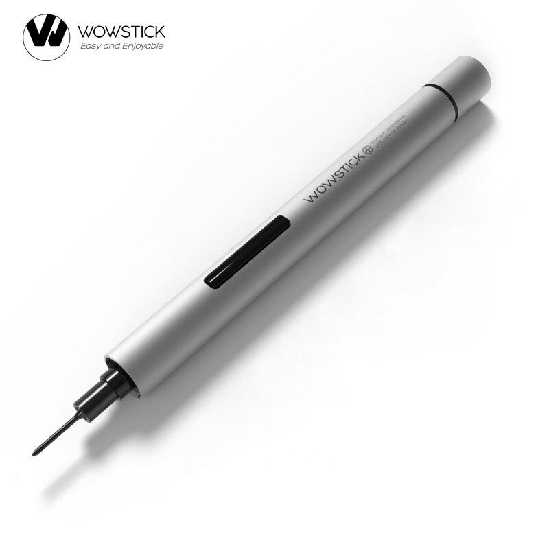 Destornillador eléctrico Wowstick 1p + Try, cuerpo de aluminio de 20 Bits para xiaomi mijia, Kit de herramientas DIY para reparación de teléfonos