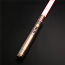TXQSABER Heavy Dueling Lightsaber Metal Hilt 1 inch Blade 12 Color 10 Fonts Bright Loud Changing  with Blaster FOC Laser Sword