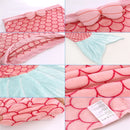 Nap Sleeping Bag Soft Fleece Shark Mermaid Tail Blanket Children Sleeping Sack Blanket Kids Mermaid Blanket Sleep Sack