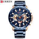 CURREN New Casual Sport Chronograph Men&