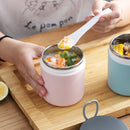 430ml Thermos Insulation Lunch Box 304 Stainless Steel Inner Bento Box Portable Outdoor Food Container for Office School