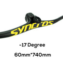SYNCROS Carbon Fiber Mountain Integrated MTB Handlebar FRASER IC SL -8 -17 -25 Three Specifications with Titanium Screws