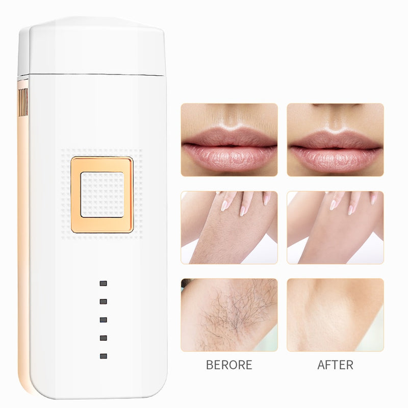 Handheld Laser Epilator Depilador Facial Permanent Hair Removal Device Whole Body Laser Hair Remover Machine Multilingual Manual