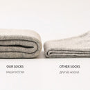 Marca HSS, 100% calcetines de algodón para hombre, 5 pares de calcetines gruesos cálidos de negocios, negro, Otoño Invierno, para hombre, térmicos