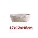 Round /Oval Banneton Brotform Bread Proofing Proving Rattan Basket Bread Banneton Dough Wicker DIY Tool