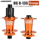 NEW Koozer XM490 PRO Hubs 4 Bearing MTB Mountain Bike Hub Rear 10*135mm QR100*15 12*142mm Thru 32 Holes Disc Brake Bicycle Hub