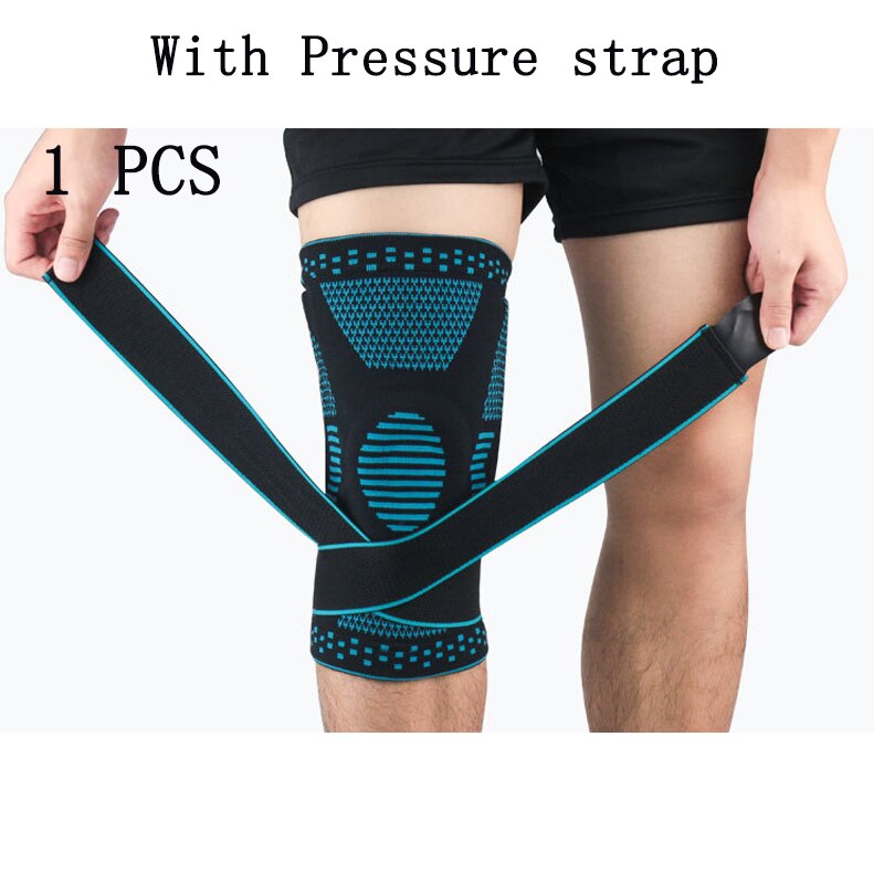 1PCS Knee Pads Compression Fitness Kneepad Running Basketball Knee Support Sports Brace Sleeve Volleyball Patella Protect Guard