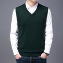 2022 High Quality New Autum Winter Fashion Brand Knit Sleeveless Vest Pullover Mens Casual Sweaters Designer Woolen Mans Clothes