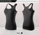 Summer Women Yoga Top Sleeveless Shirt Yoga Clothing Breathable Gym Tank Top White Running Vests Girl Zumba Yoga Top Tee Shirt