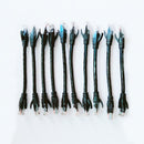 Envío gratis 10 unids/lote 0,5 pies 0,65 pies 1 pie CAT6 UTP Cable redondo Cables Ethernet Cable de red Cable de conexión RJ45 Cable Lan negro