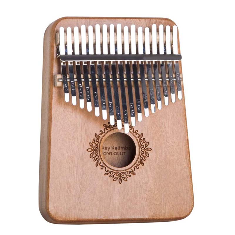 17 key kalimba thumb piano Mahogany Musical Instrument Beginner african kalimba With Accessory instructions tuning hammer