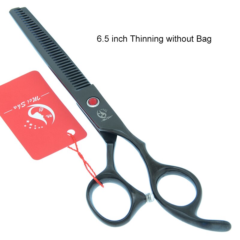 7.0 Inch Big Professional Hairdressing Cutting Scissors 6.5 Inch Thinning Shears Salon Barbers JP440C Blue Hair Tesouras A0132A