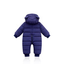 Overalls Babykleidung Winter Plus Samt Neugeborenes Baby Jungen Mädchen Warmer Dicker Overall Mit Kapuze Outfits Schneeanzug Mantel Kinder Strampler
