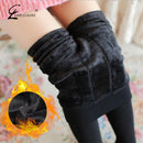 S-XL 8Colors Winter Warme Leggings Frauen Hohe Taille Dicker Samt Legging Solide Allgleiches Leggings Frauen